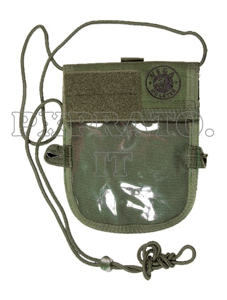 Porta Documenti Militari Da Collo VEGA HOLSTER 2WM02 Badge Verde