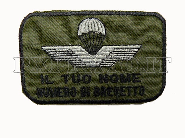 Brevetto Paracadutista Civile Personalizzato 