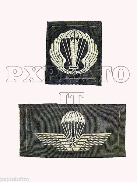 Brevetto Paracadutista Militare e Fregio per Portoghese 