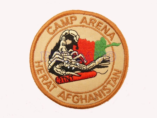Camp Arena Herat Afghanistan Patch Militare Missione Operazione Forze Armate Italiane All'Estero Toppa Desert Ricamata