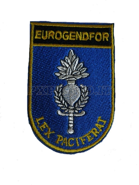 EUROGENDFOR EGF Lex Paciferat La Legge Porti La Pace Patch Toppa Missioni Di Polizia Militare Europea 