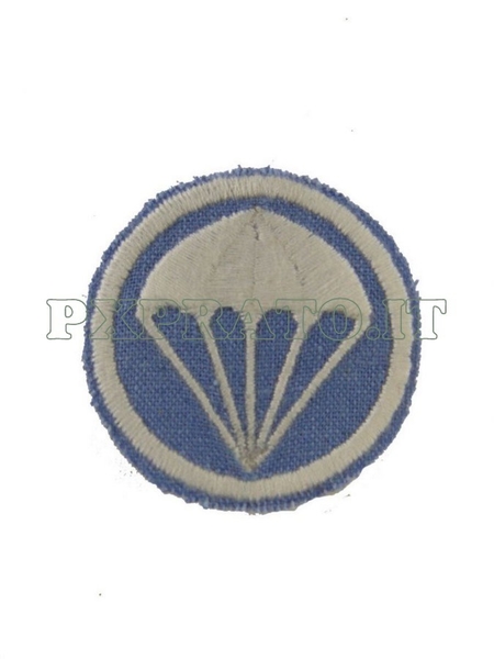 WWII Patch Militare US Airborne Paratrooper Infantry Parachute da Bustina Replica Ricamata
