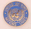 ONU Organizzazione delle Nazioni Unite UN United Nations Pin Spillino Distintivo Militare da Giacca 