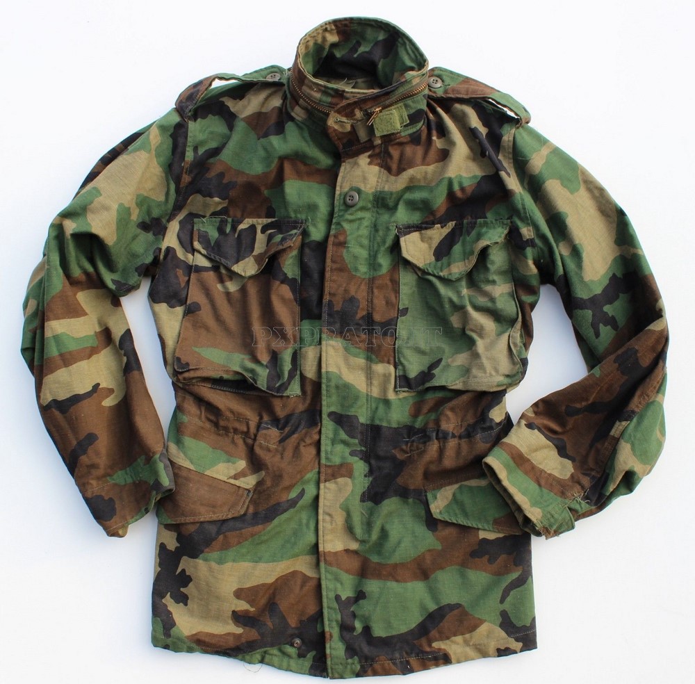 Field Jacket M65 US ARMY Woodland Military Vintage PXPrato