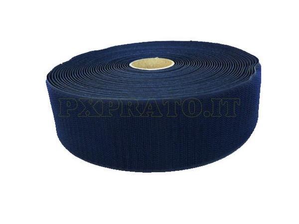 Velcro Maschio Uncino Blu 5 cm x 1 mt