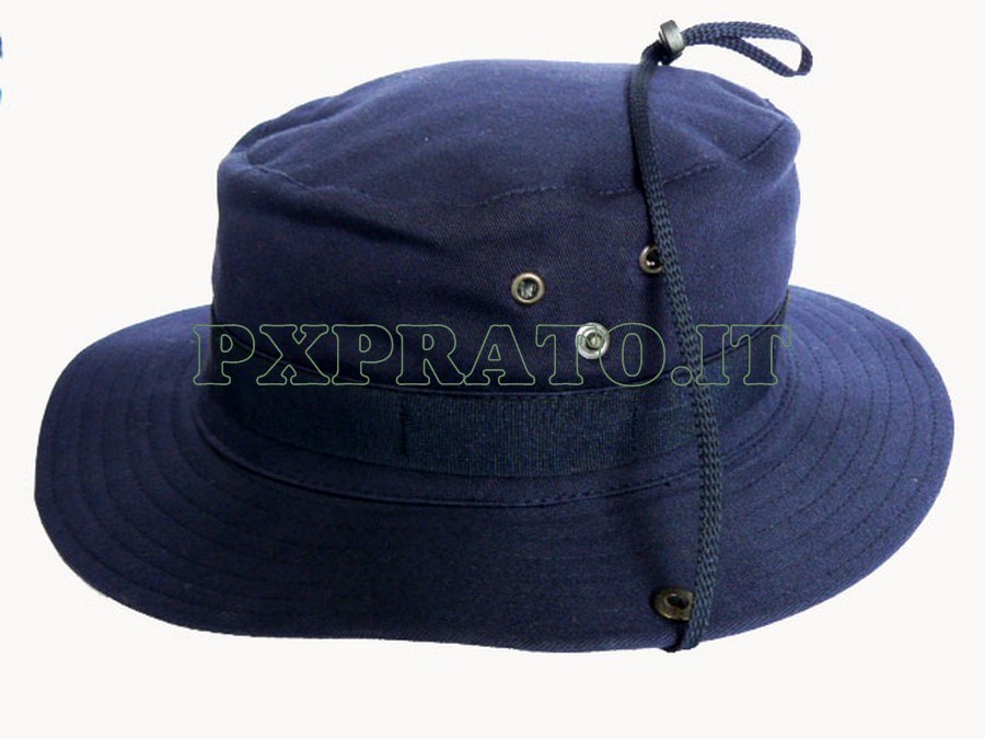Cappello Jungle Militare Carabinieri Blu Con Clips PXPrato