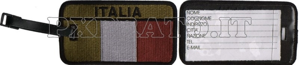 Targhetta Portanome Militare ITALIA Per Bagaglio EUMAR