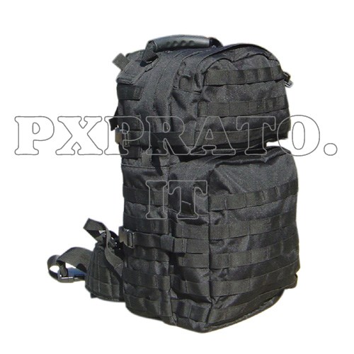 Doshwin 40L Zaino Militare Tattico Molle Assalto da Trekking Escursionismo Viaggio per Donna Uomo (Nero