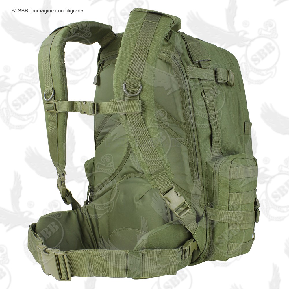 Zaino Militare Tattico Large 70 Litri Vegetato Militare