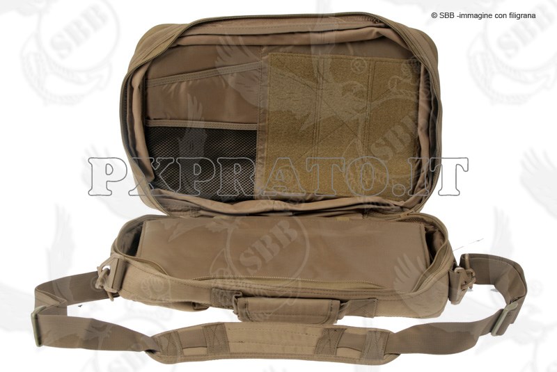 Borsa A Tracolla Militare Verde 40x10x30cm - Porta PC Con Moschettone