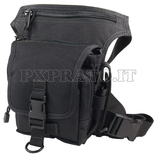 Marsupio Da Gamba Leathario Per Moto E Sport – Borsa Cosciale Regolabile Con Tasche E Attacco MOLLE | Impermeabile E Antigraffio