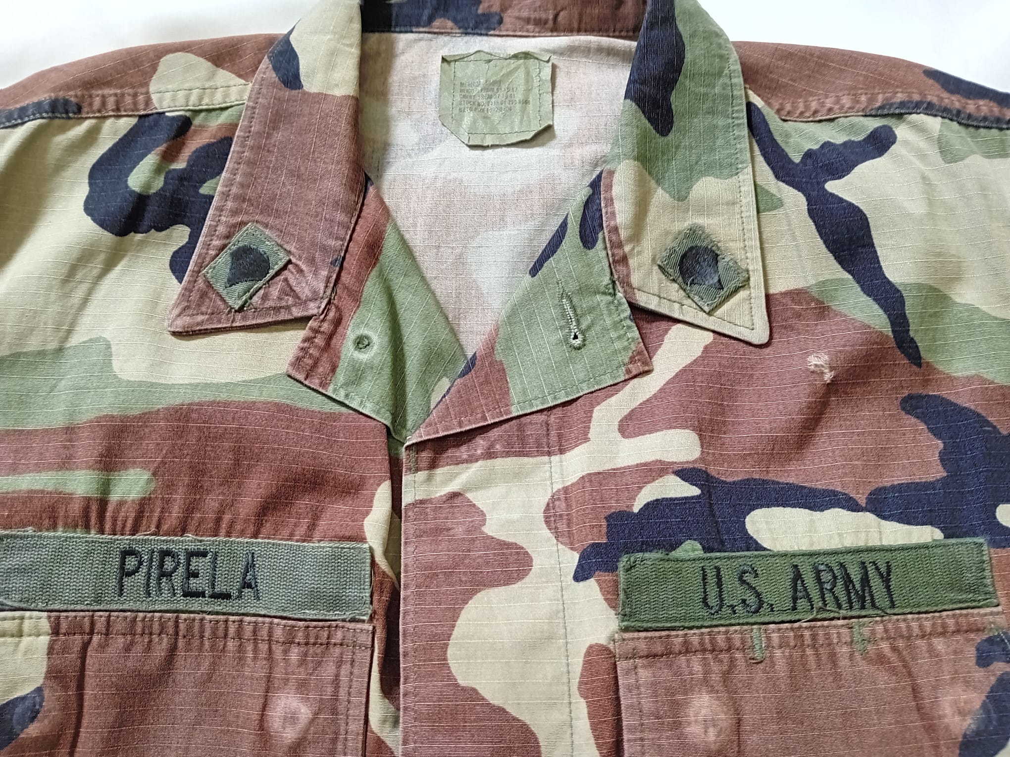 Camicia Militare US Army Vargas Woodland SS