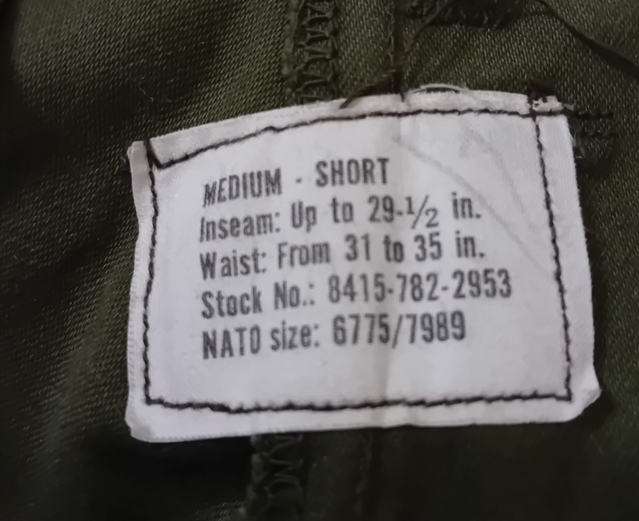 Mil Tec Brand U S Army M64 Vietnam Pantaloni Da Combattimento Od Stile Giungla Soldati Bdu