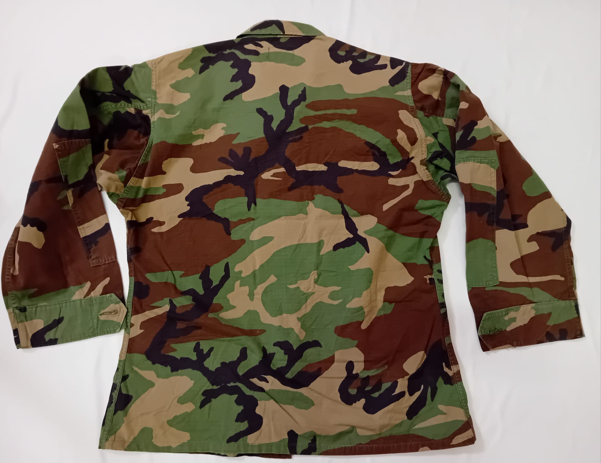 Pants Di Campo Estivo Militare Ungherese Originale M1990 Woodland Camo Ripstop Nuovo