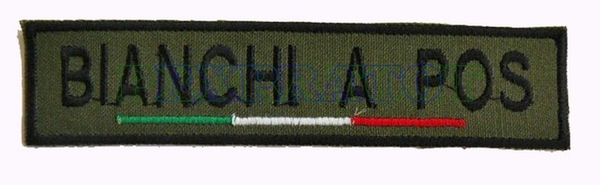 Patch Personalizzata Tricolore Nome Gr. Sanguigno 