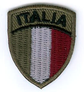 Patch Scudetto Italia Bandiera Militare Mignon 