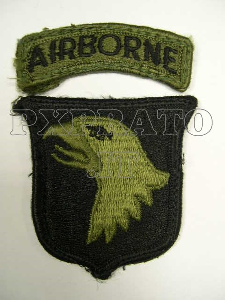Patch 101 A/B Division Subdued con Tab Airborne