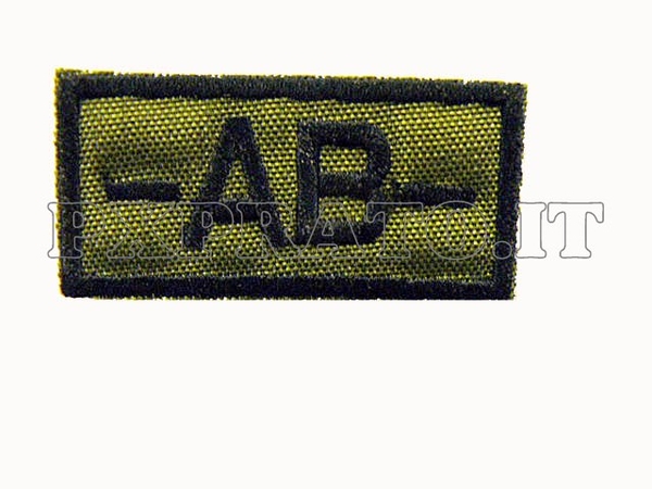 ACU Grey Gray Black Blood Type O- Negative Patch Fits For VELCRO® BRAND Loop Fas - Foto 7