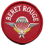Patch Brevetto Paracadutista Militare Francia Beret Rouge Rossa Ricamata 