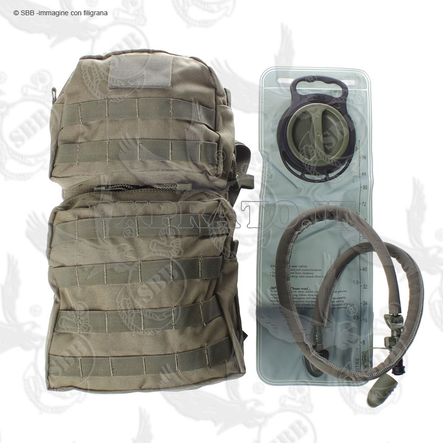 Zaino Di Idratazione Militare 3L Con Vescica Per Acqua – Per Corsa, Ciclismo, Trekking