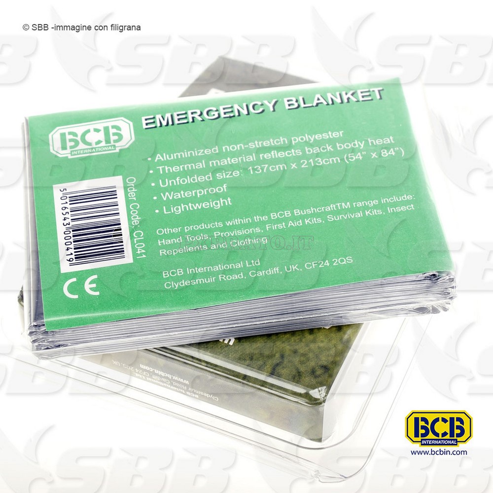 Kit 10 Coperte Isotermiche di sopravvivenza Bramble