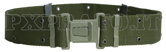 VEGA HOLSTER Cintura Airsoft In Cordura 4cm Con Chiusura A Strappo - Verde, Taglia Unica