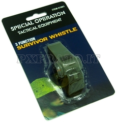 Fischietto In Metallo A Doppio Tono - Modello Ferroviario, Per Emergenza E Scout