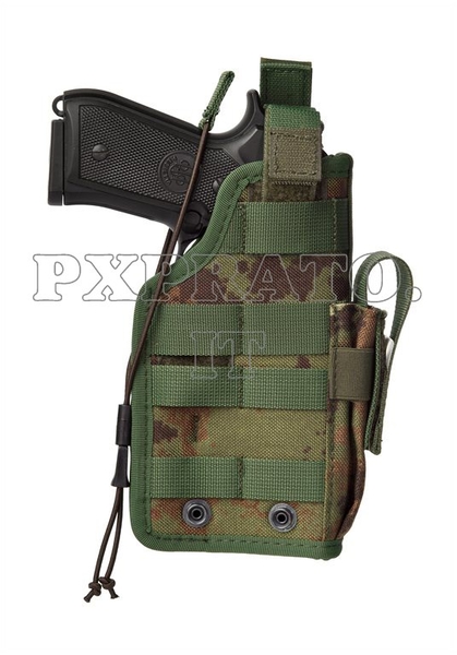 Vega Holster Fondina MM2C Modulare Molle Militare per Pistola Cordura Mimetica Vegetata Ambidestra con Porta Caricatore 