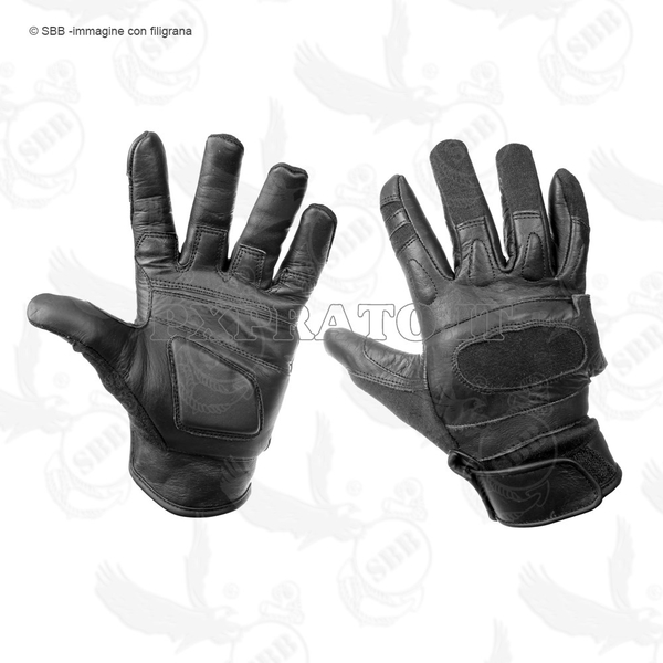 MFH Guanti Tattici Protective Senza Dita In Nero - Foto 7