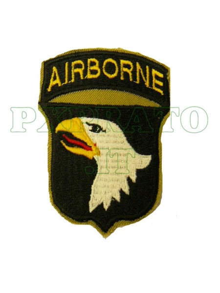 WWII Patch Americana USA 101st Airborne Division Screaming Eagles U.S. Army Infantry Division Air Assault Operations Militare Repro