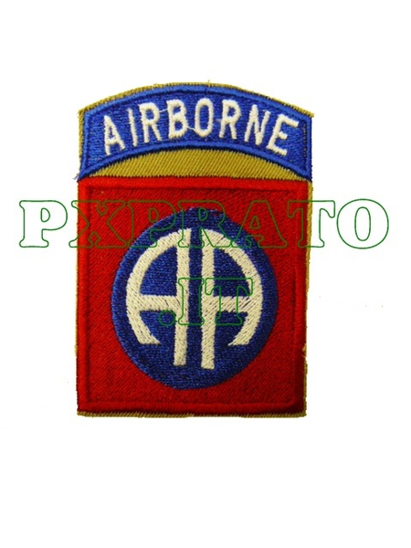 WW2 Patch Americana USA 82nd Airborne Infantry Division United States Army Parachute Assault Militare Replica