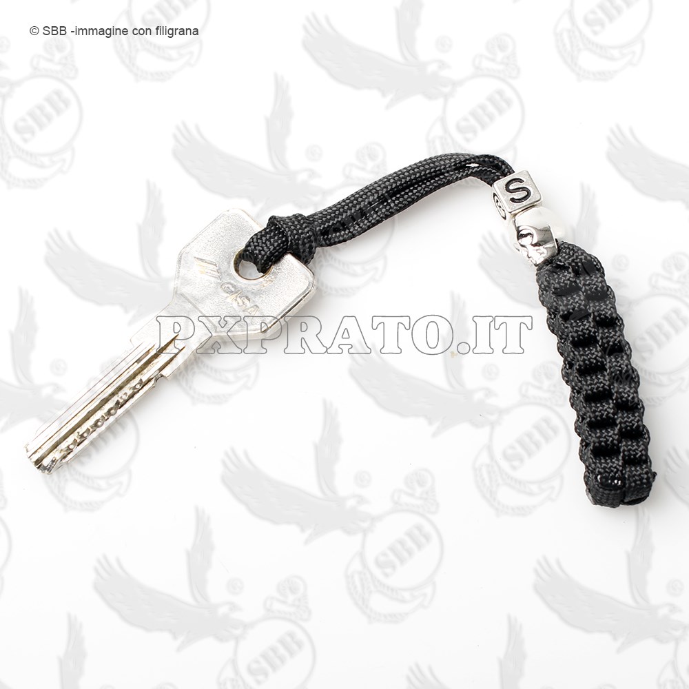 Mabor Portachiavi con anello portachiavi in paracord, clip resistenti, accessori per zaino da uomo e donna, Arancione, Etichettalia unica