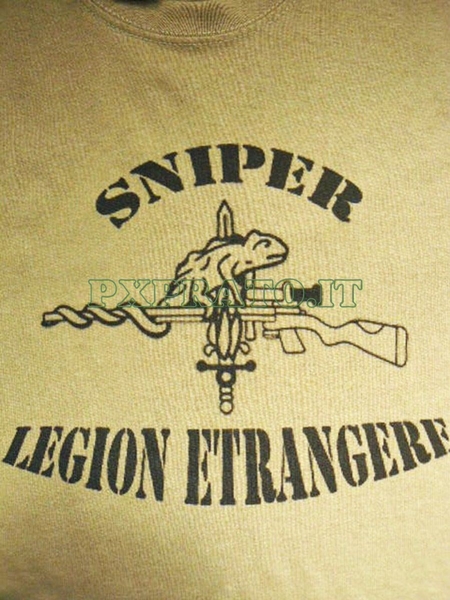 T-shirt Militare Sniper Legion Etrangere Legione Straniera