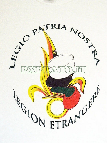 T-shirt Militare Legione Straniera Legion Etrangere Legio Patria Nostra