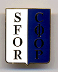 SFor Bosnia ed Erzegovina Stabilization Force NATO Spilla Distintivo Scudetto Missione Operazione Militare Forze Armate Italiane All'Estero 