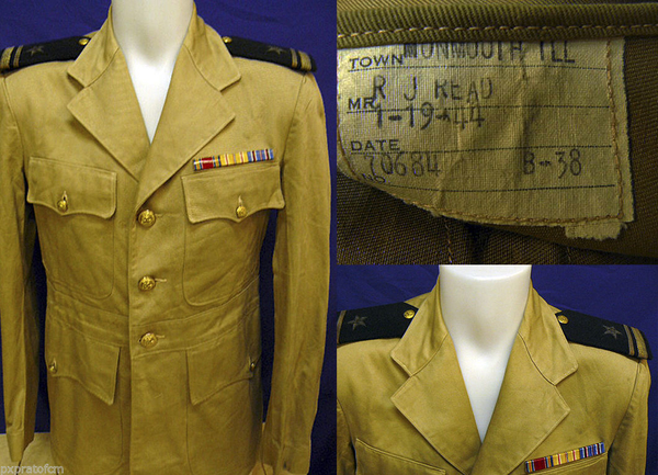 Giacca Kaky Cotton Us Navy WWII Officers (Read)
