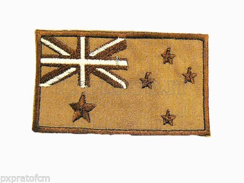 Patch Bandiera Australia Toppa Militare Desert Ricamo con Velcro 