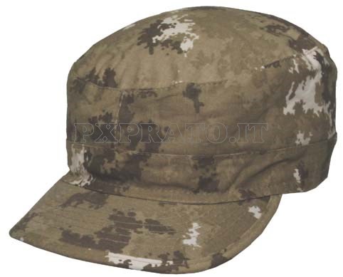 Berretto Ranger Mimetico Vegetato Desert Esercito Italiano Cappello Militare  con Visiera in Cotone RipStop Antistrappo MFH US BDU Field Cap - PXPrato