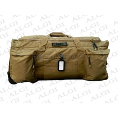 Borsone Trolley Militare con Tre Ruote 130 Litri Vegetato 
