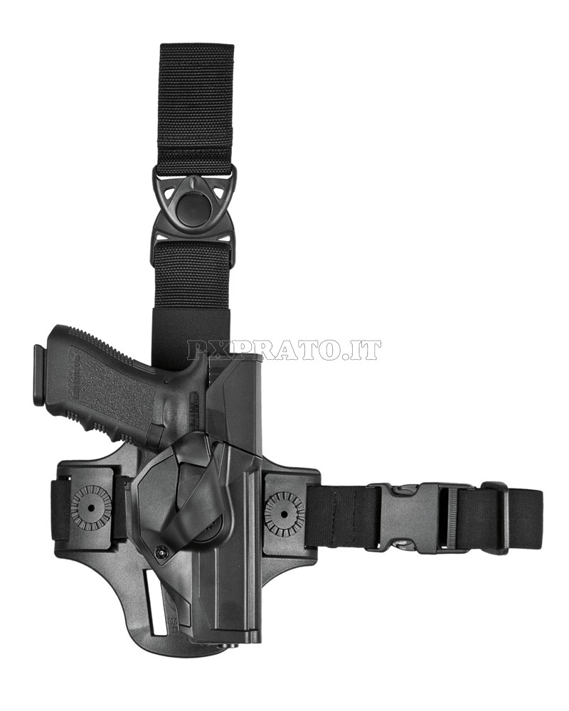 Lixada Cintura Tattica Con Tasche | Regolabile 80-105 Cm | Per Polizia, Sicurezza, Cosplay | Nero - Foto 4