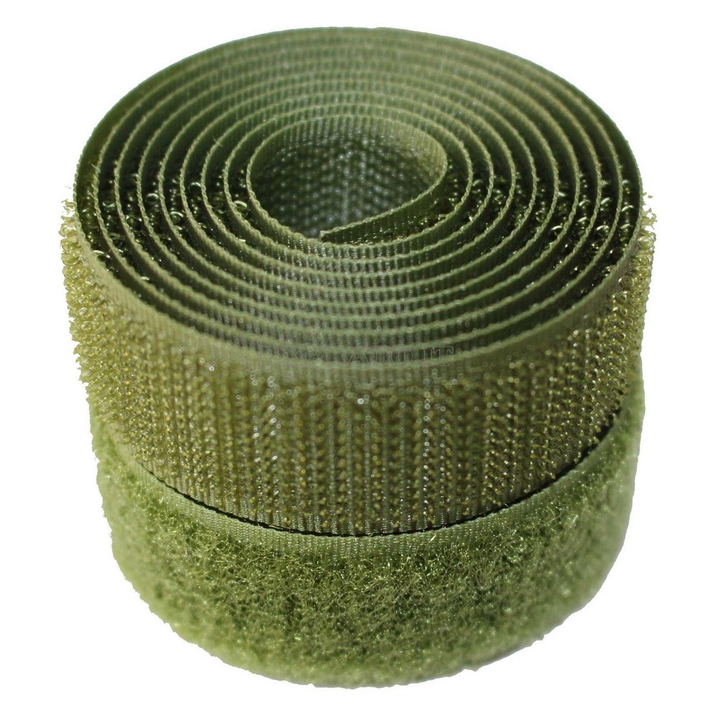 Y389 olive 50MMXM | Nastro telato Verde in Tessuto di
