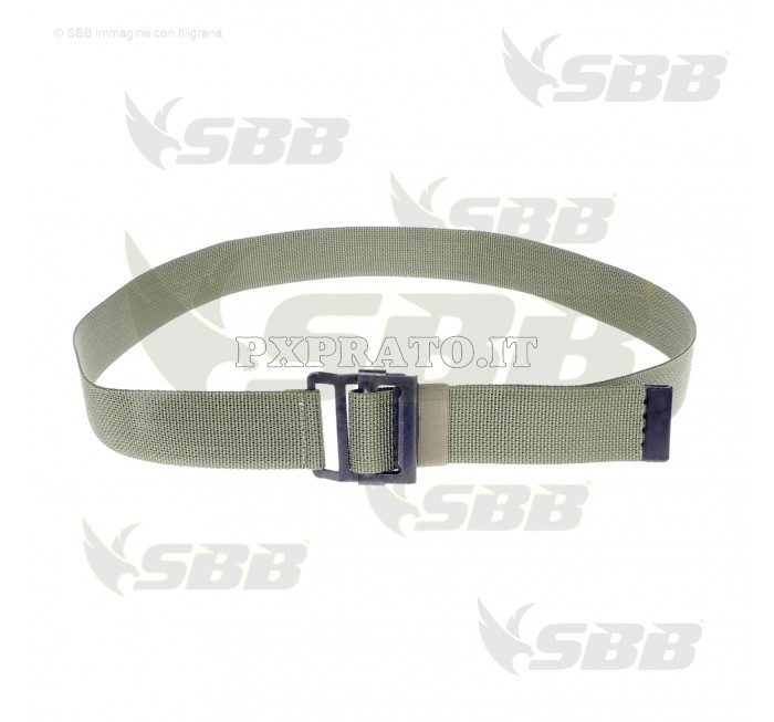 Cintura Logan Unisex Nera/Rossa In Tela - Stile E Qualà - Foto 6