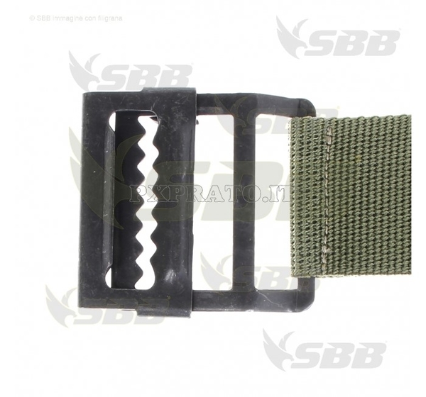 Cintura Logan Unisex Nera/Rossa In Tela - Stile E Qualà - Foto 12