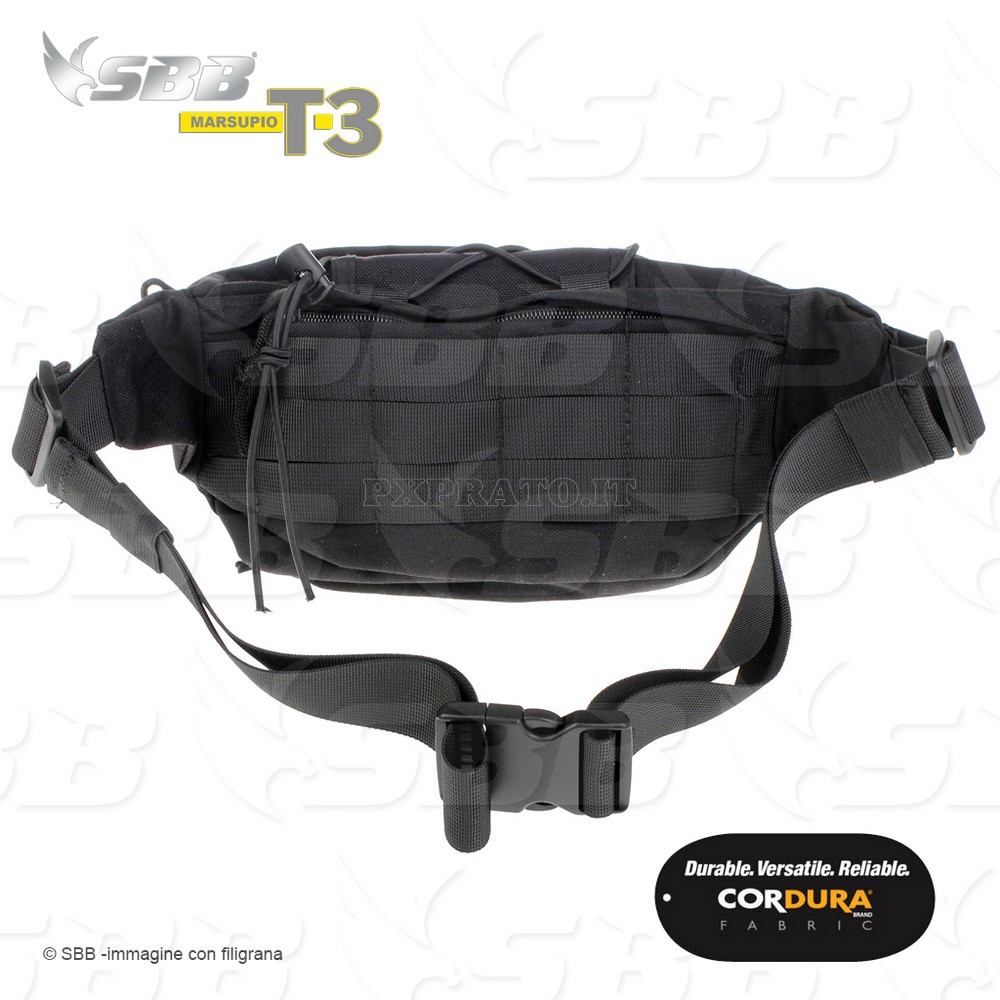 Marsupio tattico compatto con sistema Molle, impermeabile, borsello