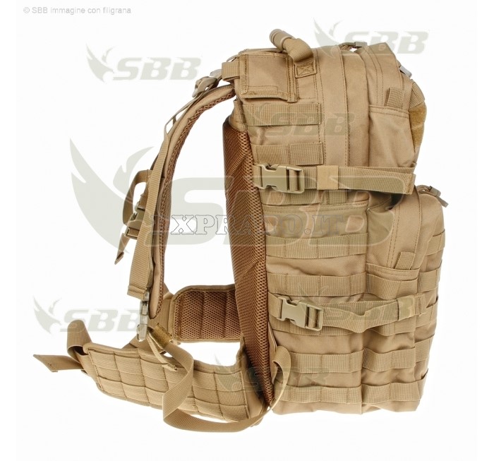 BR06948 - ZAINO MILITARE ASSAULT SMALL LASER-CUT - COYOTE - MILTEC