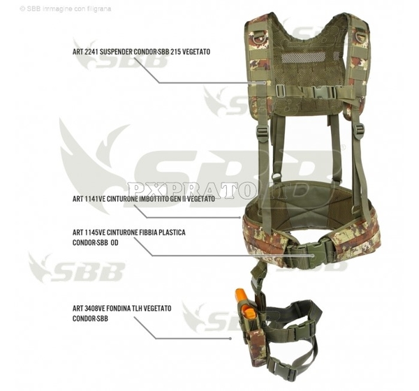 Spallacci Tattici M-Tac Per Cinture Da Battaglia - Regolabili, Laser Cut, MOLLE Compatibile