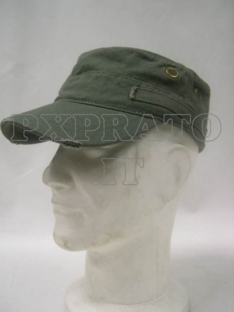Cappello Militare Verde Tipo Vasco Berretto con Visiera - PXPrato