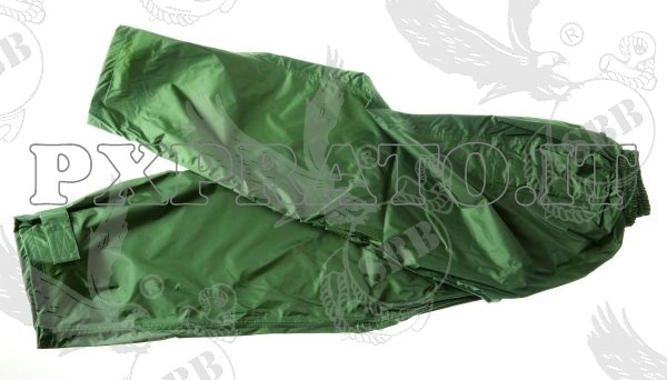 Pantalone Militare Verde Impermeabile Antivento Traspirante Nylon 