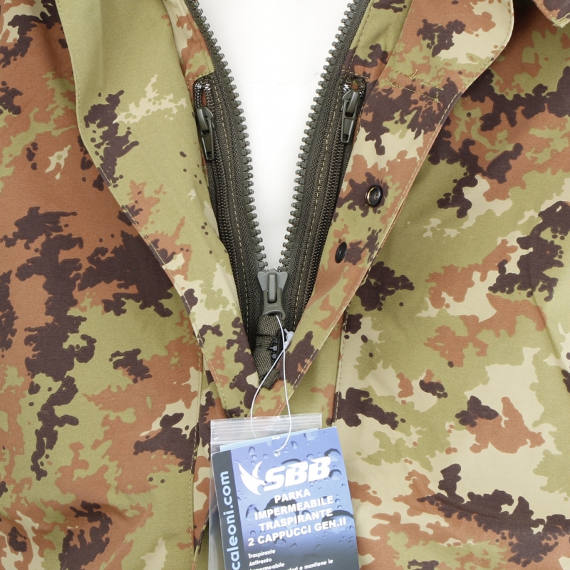 Parka Mimetica Vegetata SBB 2 Due Cappucci - PXPrato