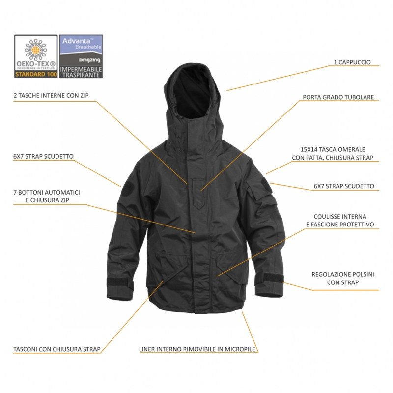 Parka Invernale Uomo Militare – Impermeabile E Antivento Con Cappuccio Rimovibile, Giacca Calda E Spessa Per Neve